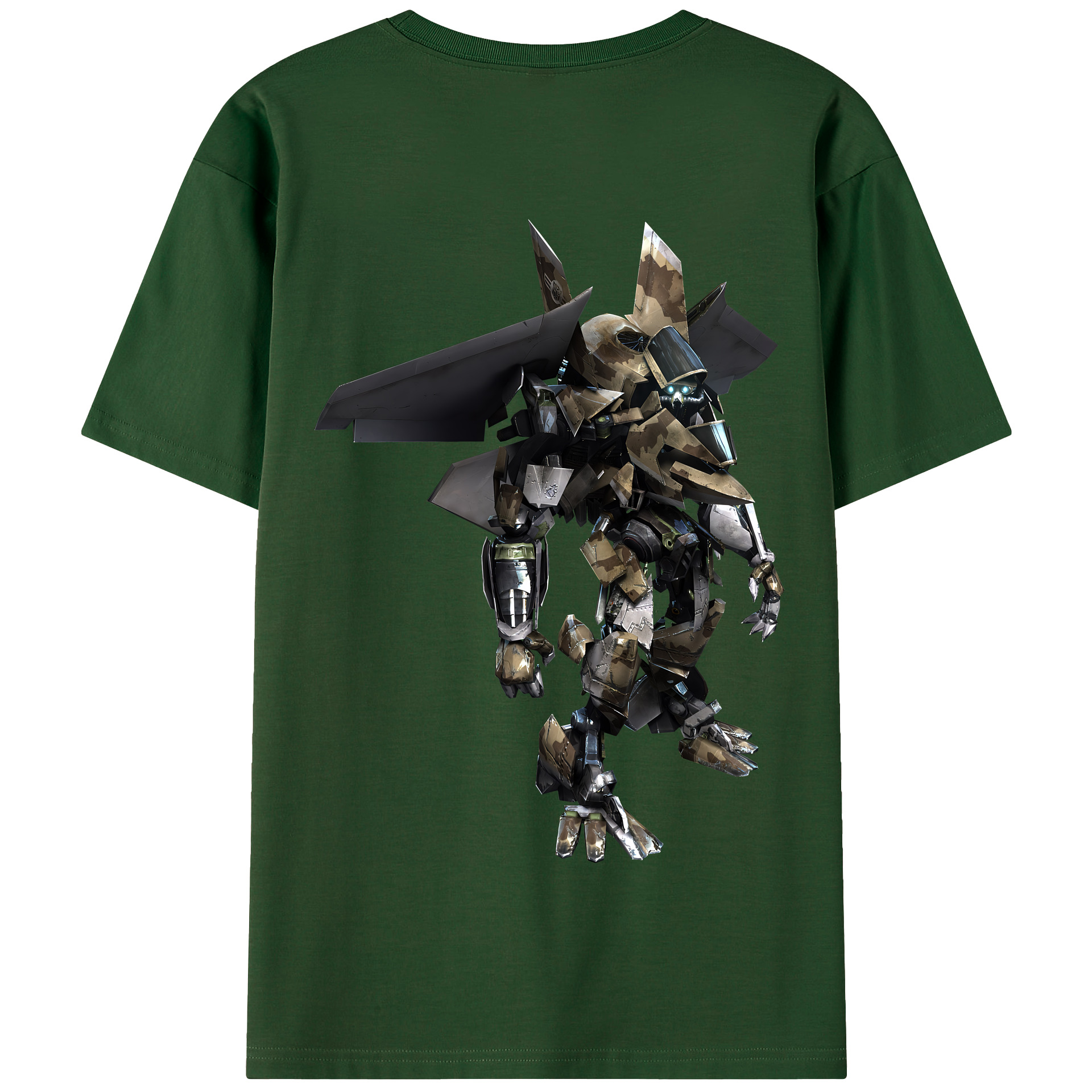（画像用） Transformers トランスフォーマー 綿100％半袖Tシャツ（背面プリント）